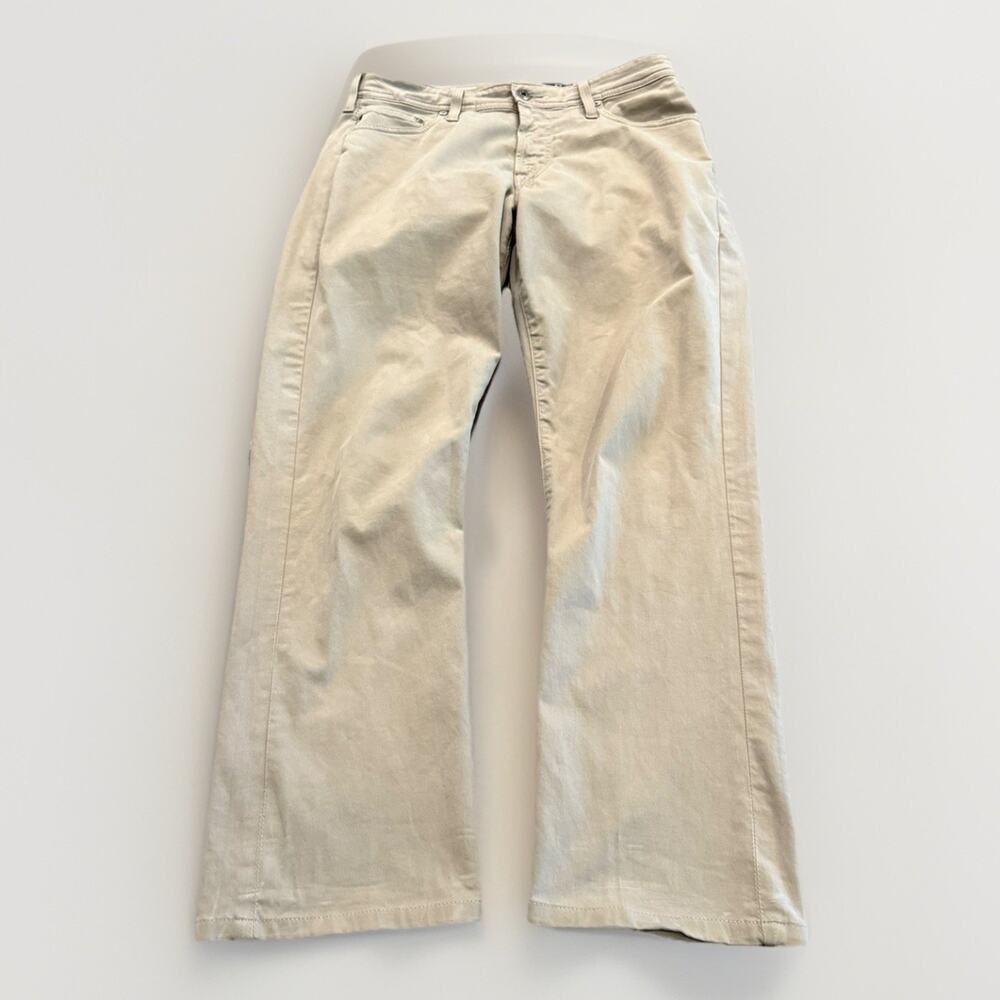 Adriano Goldschmied AG Mens The Everett Slim Straight Tan Jeans Size 32x28
